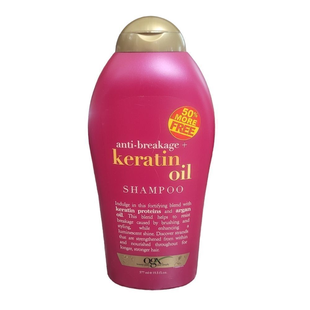 Ogx keratin oil  anti-breakage shampoo